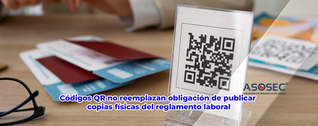 Publicación física del reglamento laboral y uso complementario de códigos QR