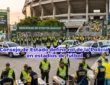 Policía Nacional y seguridad privada gestionando ingreso a estadio de fútbol en Barranquilla, concepto del Consejo de Estado