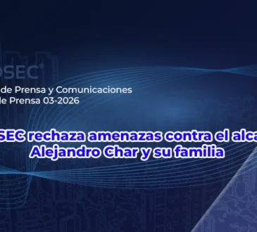 ASOSEC rechaza amenazas contra el alcalde Char en Barranquilla
